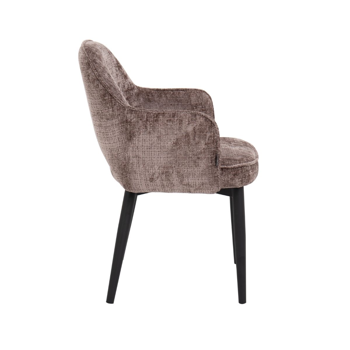 DL MICKEY P Brown design Upholstered indoor chair